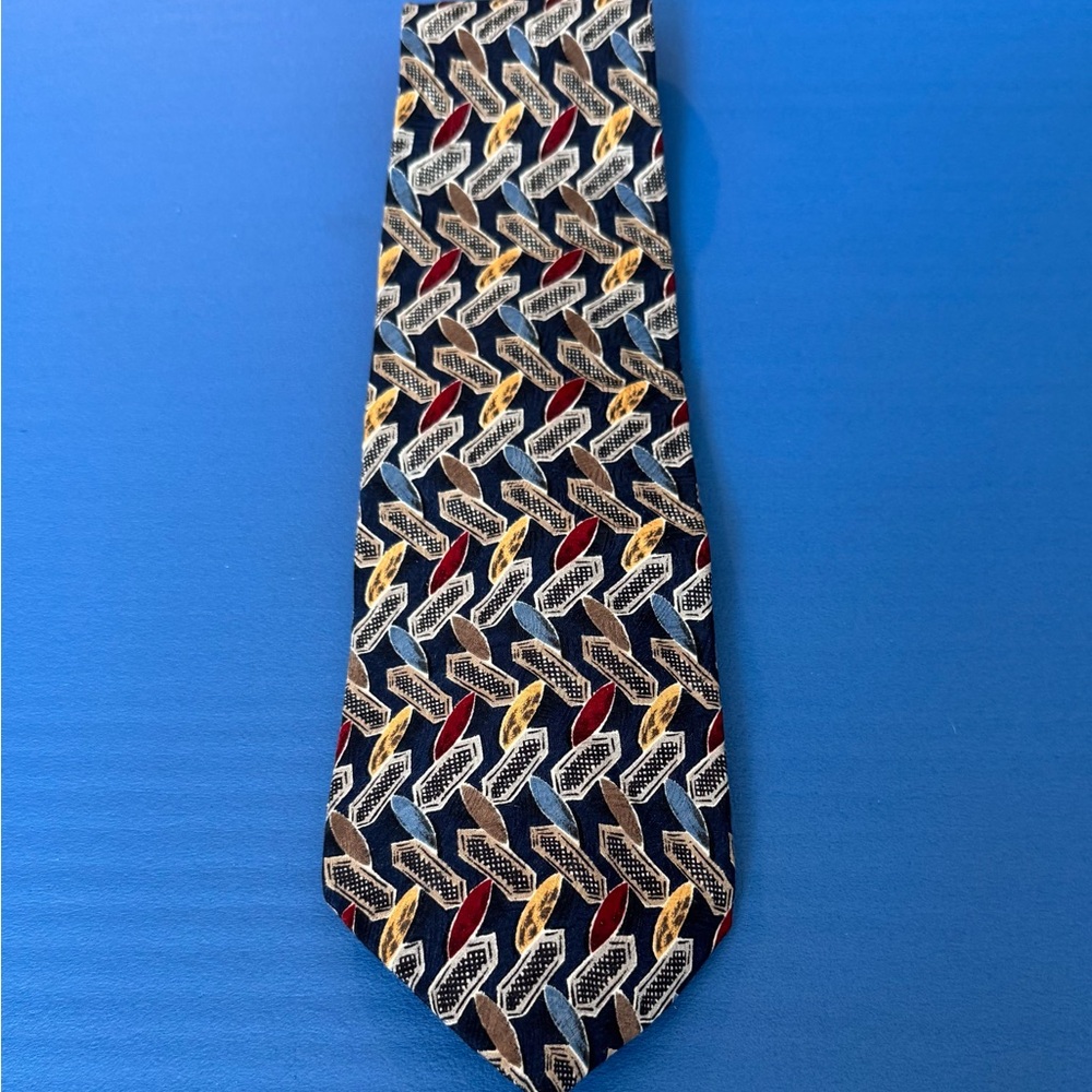 Givenchy Monsieur Men’s Wide Multicolor Patterned Necktie All Silk